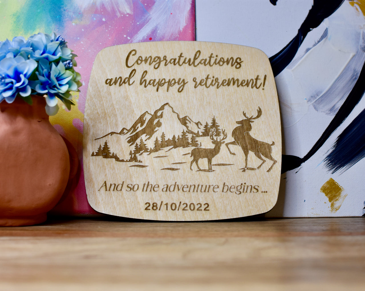 Adventure Begins Happy Retirement Decor - HappyBundle